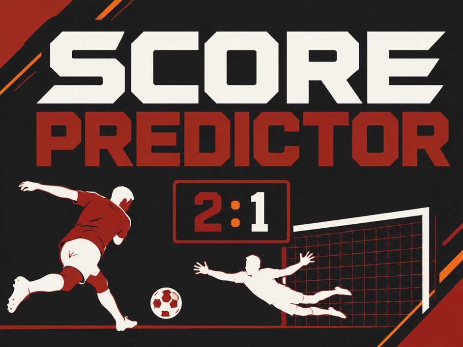 Minimal Score Predictor football game artwork